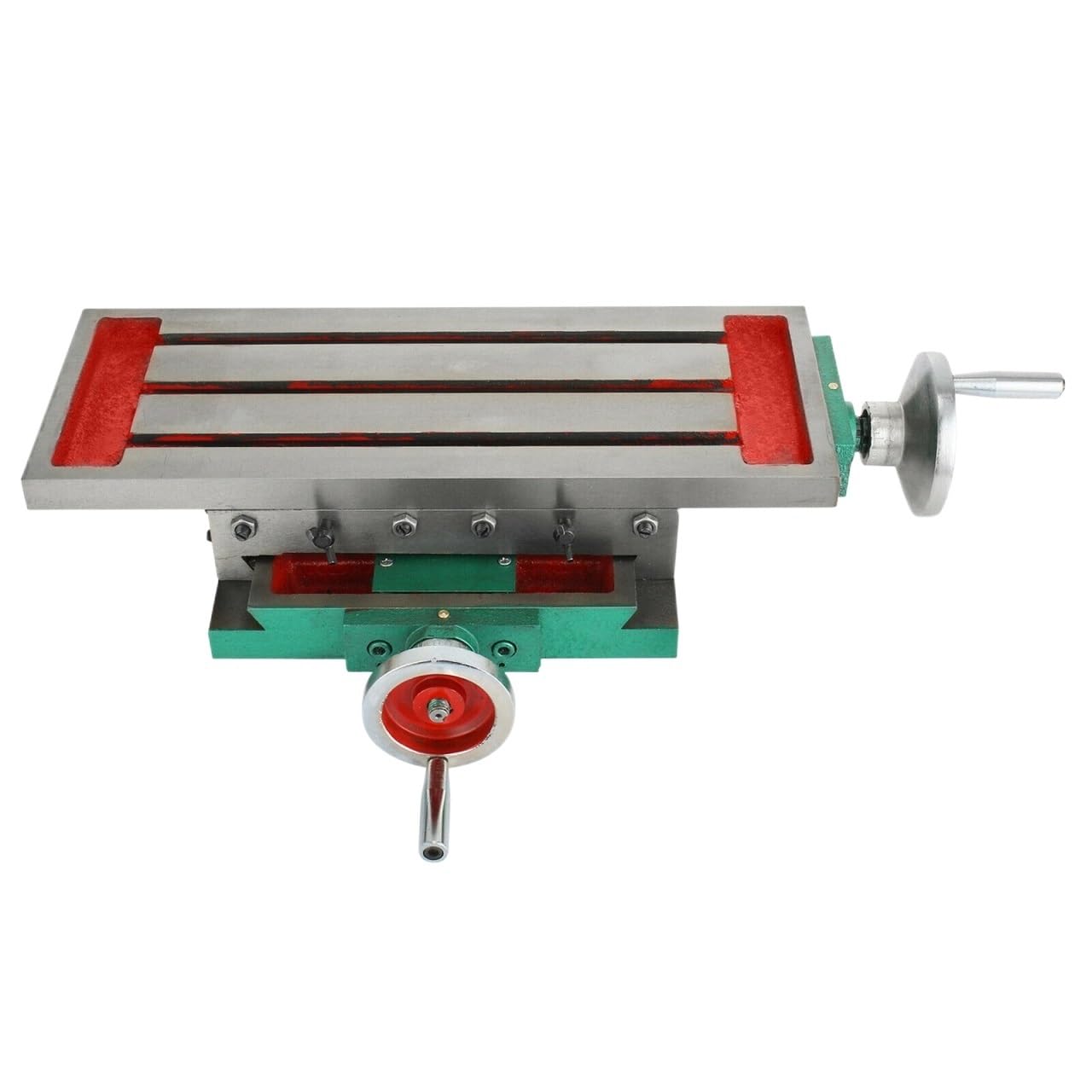 2 Axis Cross Slide Bench Drill Vise Fixture Adjustable Handle Workbench Compound Multifunction Milling Machine Work Table Component