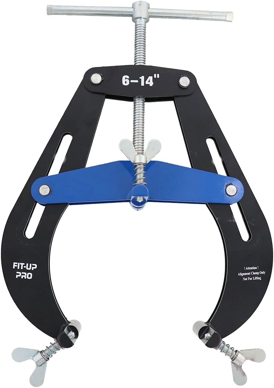 B&B Pipe 1222 PDQ Pipe Clamp (Large) fits 6 inches to 14 inches Pipe for Pipe Fitting, Fit Up, and Welding