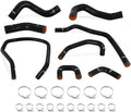 Mishimoto MMHOSE-TTN-04BK Silicone Radiator & Heater Hose Kit, Compatible With Nissan Titan 5.6L 2004-2014, Black