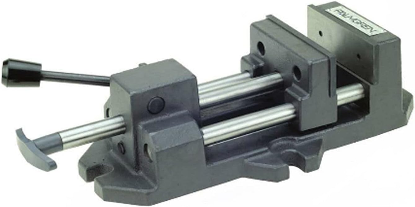 Palmgren QC80 Quick Action Vise, 8 Inches, Gray