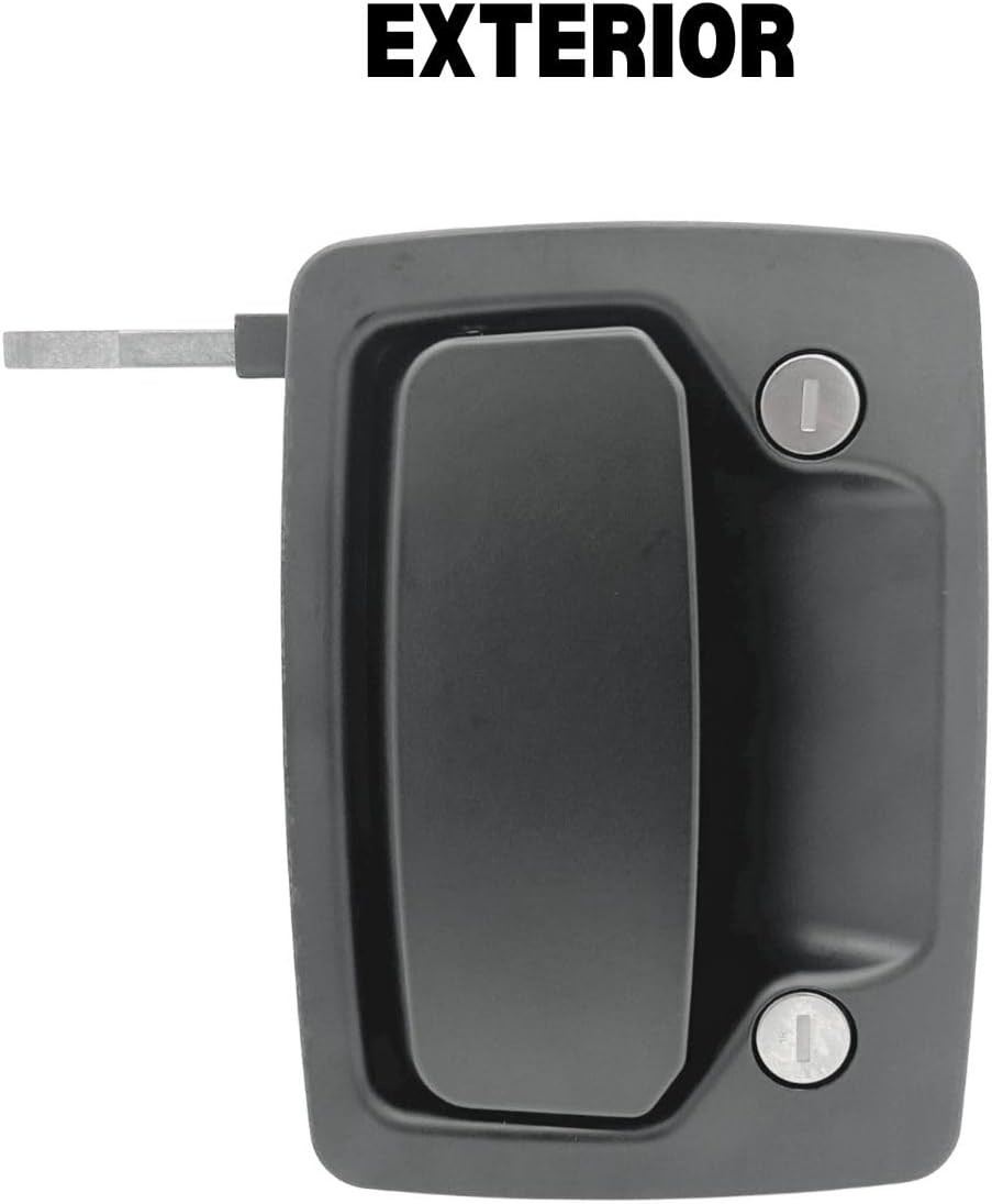 RV Door Handle Kit for 2' thick PTL RV Doors - Genuine TriMark parts - Back to Back Handle set with Hardware. Fits Tiffin, Newmar, Winnebago, Forest River, Dynamax, Entegra and more