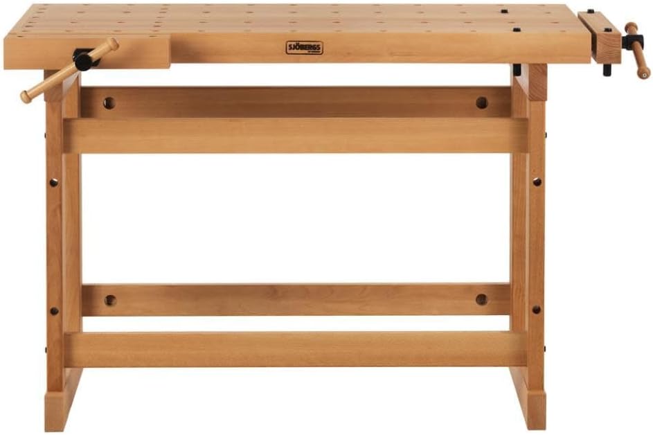 Sjobergs Nordic Pro 1400 Workbench, Woodworking Bench for DIY and Professional Use, SJO-66795K (Sjobergs Nordic 1400 + Cabinet SM03)
