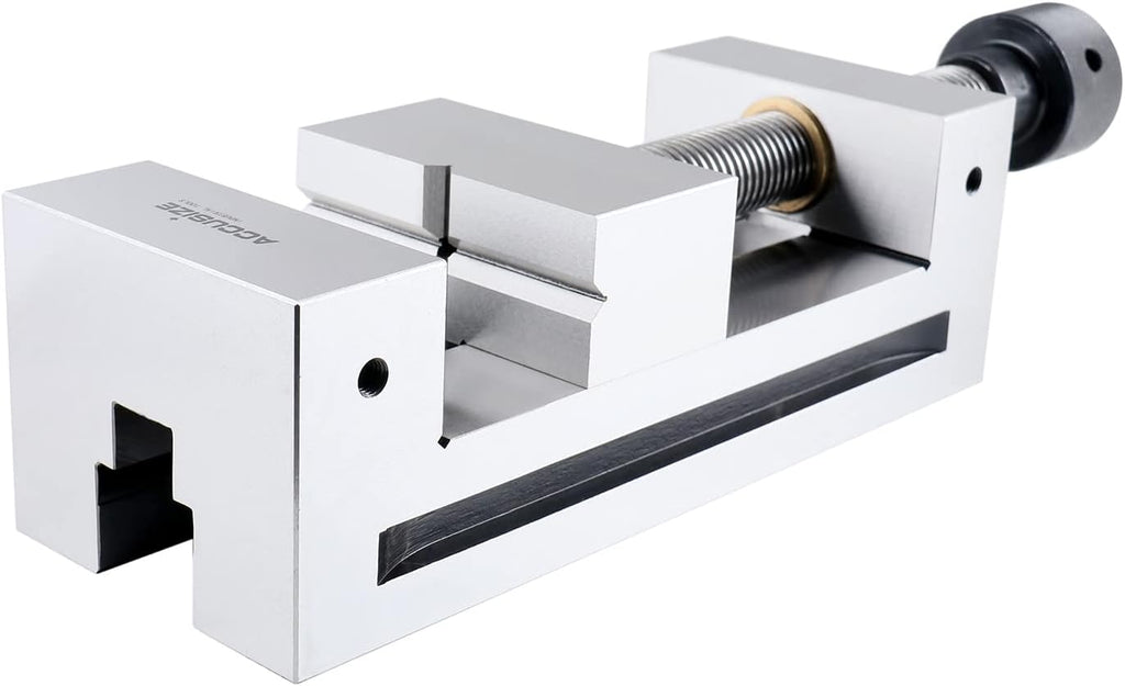Accusize Industrial Tools 4'' Precision Toolmakers Vise Hardened and Ground 0.0002'', 0235-0312 | Accuracy 0.0002', V-Groove Jaw, Hardened and Ground, HRC58-62