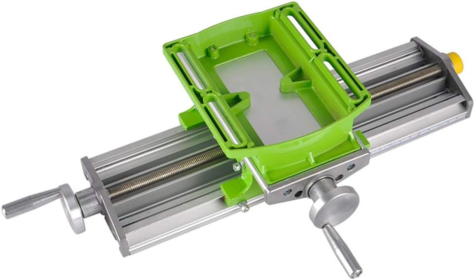 Mini Milling Machine Work Table Vise Portable Compound Bench X-Y 2 Axis Adjustive Cross Slide Table , for Bench Drill Press 13 inches-3.74' (330mm 95mm)