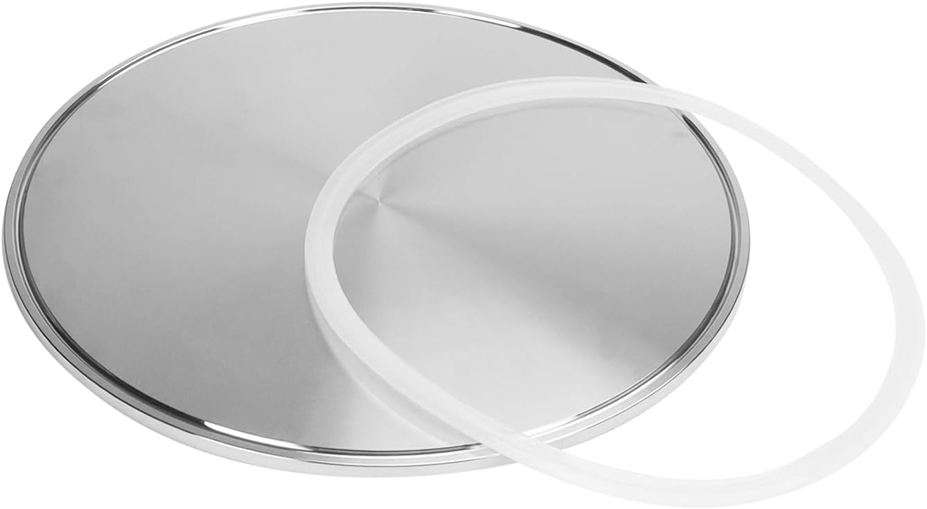 DERNORD Stainless Steel 304 End Cap fits Sanitary Fitting Clamp (12' Tube OD)