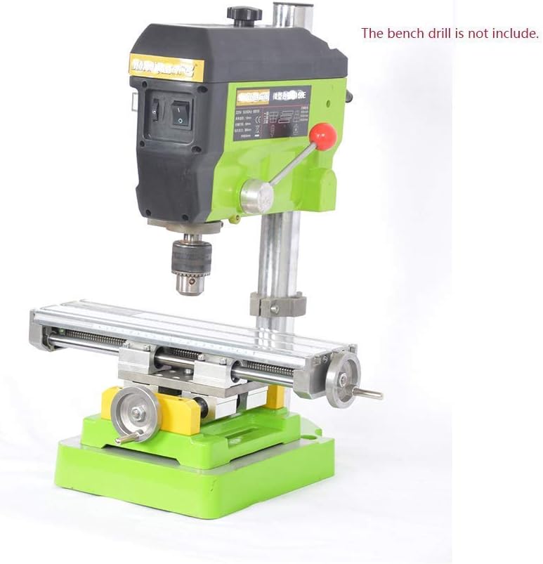 Mini Milling Machine Work Table Vise Portable Compound Bench X-Y 2 Axis Adjustive Cross Slide Table , for Bench Drill Press 13 inches-3.74' (330mm 95mm)