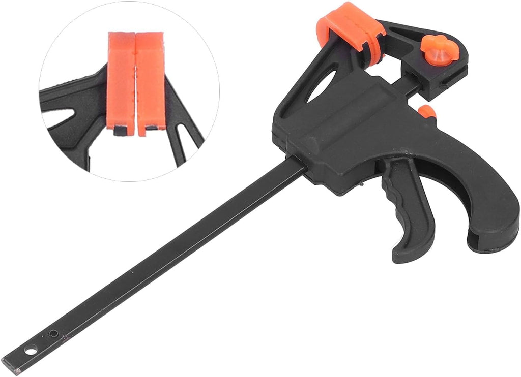 Professional Ratchet Bar Clamp Heavy Duty Quick Release Woodworking F Clamp for Furniture Making Packaging ABS Iron Construction (24 inch)