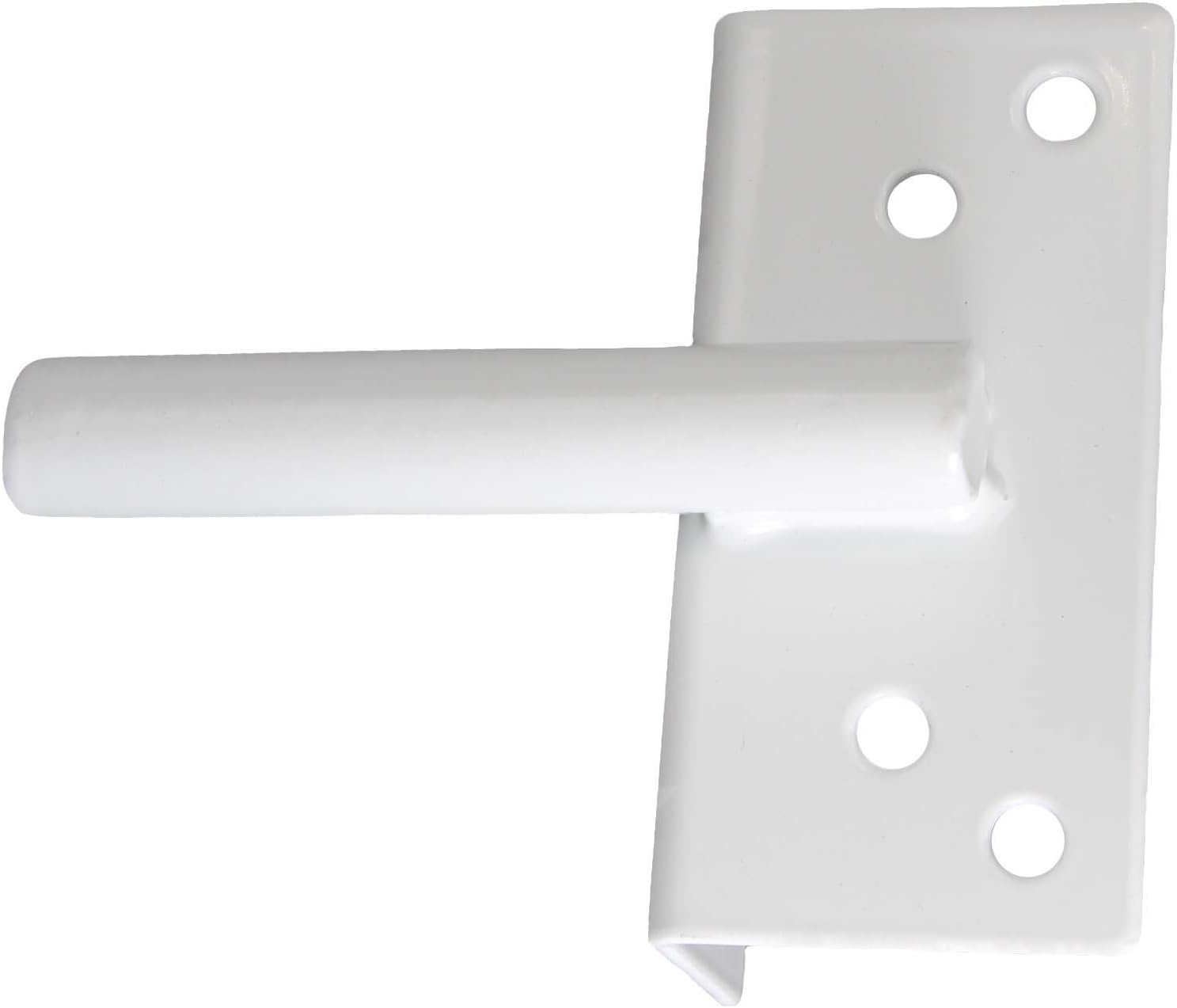 Jake Sales - Stainless Steel Gate Latch White (for Vinyl, Wood, PVC etc Fencing) Fence Gate Latch w/Mount Hardware - CASE Qty 12