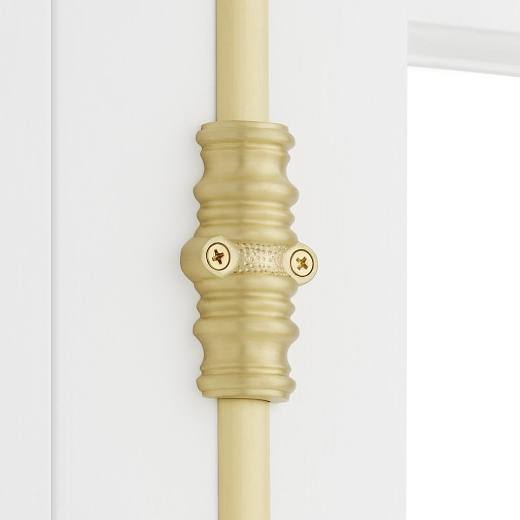 Signature Hardware 955213-4.75 Romlain 72 Inch Tall Window Cremone Security Bolt - Brushed Nickel