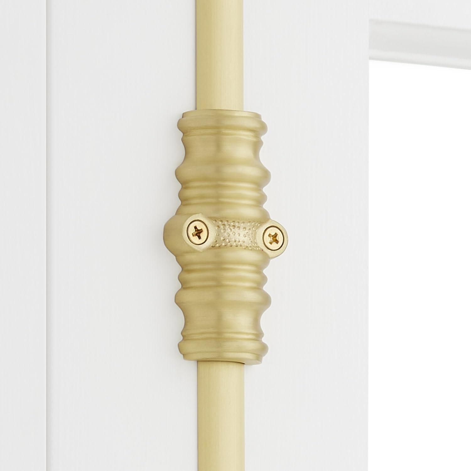 Signature Hardware 955213-4.75 Romlain 72 Inch Tall Window Cremone Security Bolt - Polished Brass