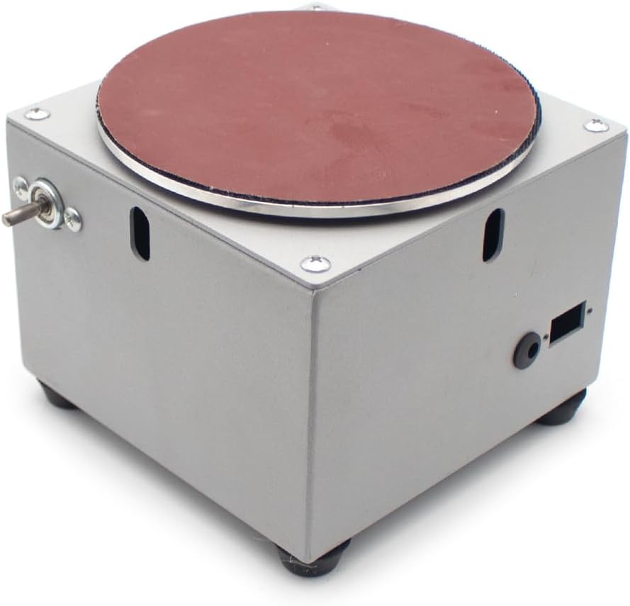 6 Inch Disc Sanding Grinding Polishing Machine Electric Benchtop Sandpaper Knife Sharpener Dual Motor Speed Adjustable Ginder
