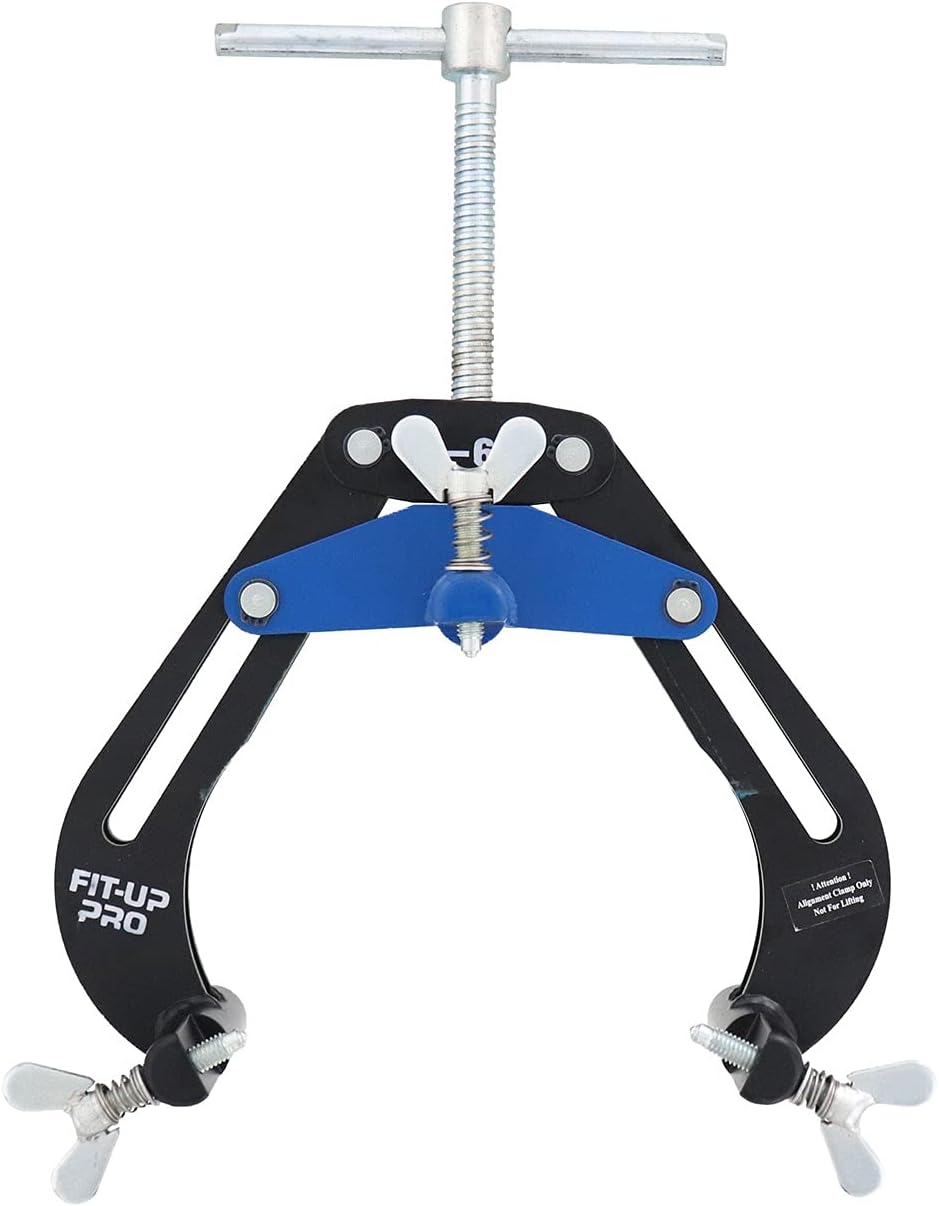 B&B Pipe 1221 PDQ Pipe Clamp (Medium) fits 2' to 6' Pipe for Pipe Fitting, Fit Up, and Welding