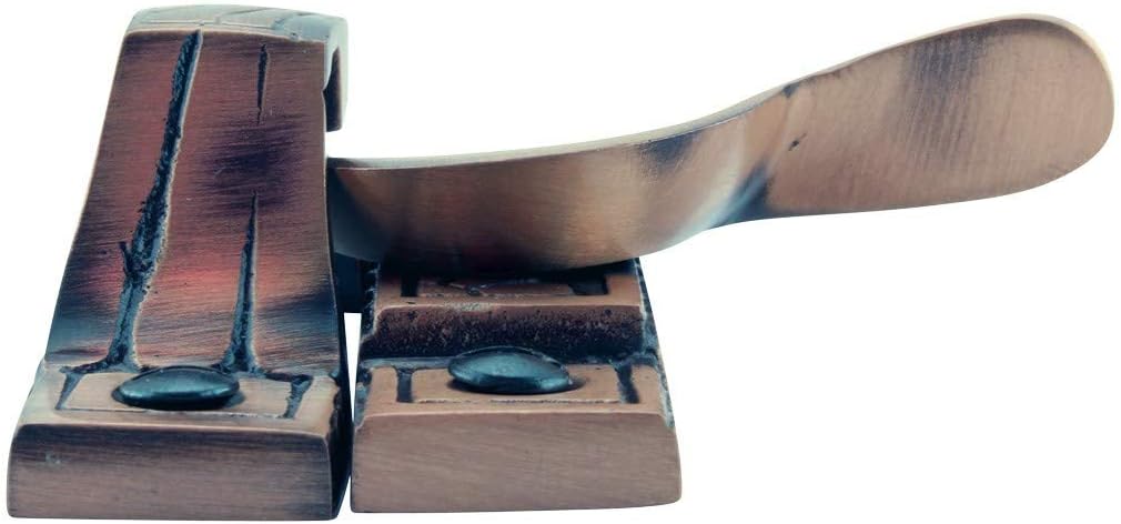 Renovators Supply Manufacturing Window Sash Lock 2.7 in. Solid Cast Brass Victorian Style Window Locks with Mounting Hardware Pack of 12