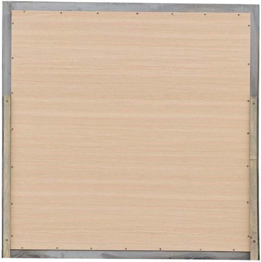 Glory Furniture Louis Phillipe Mirror in Gray