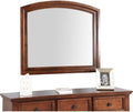 Glory Furniture G8900 Meade Wood Frame Mirror in Cherry