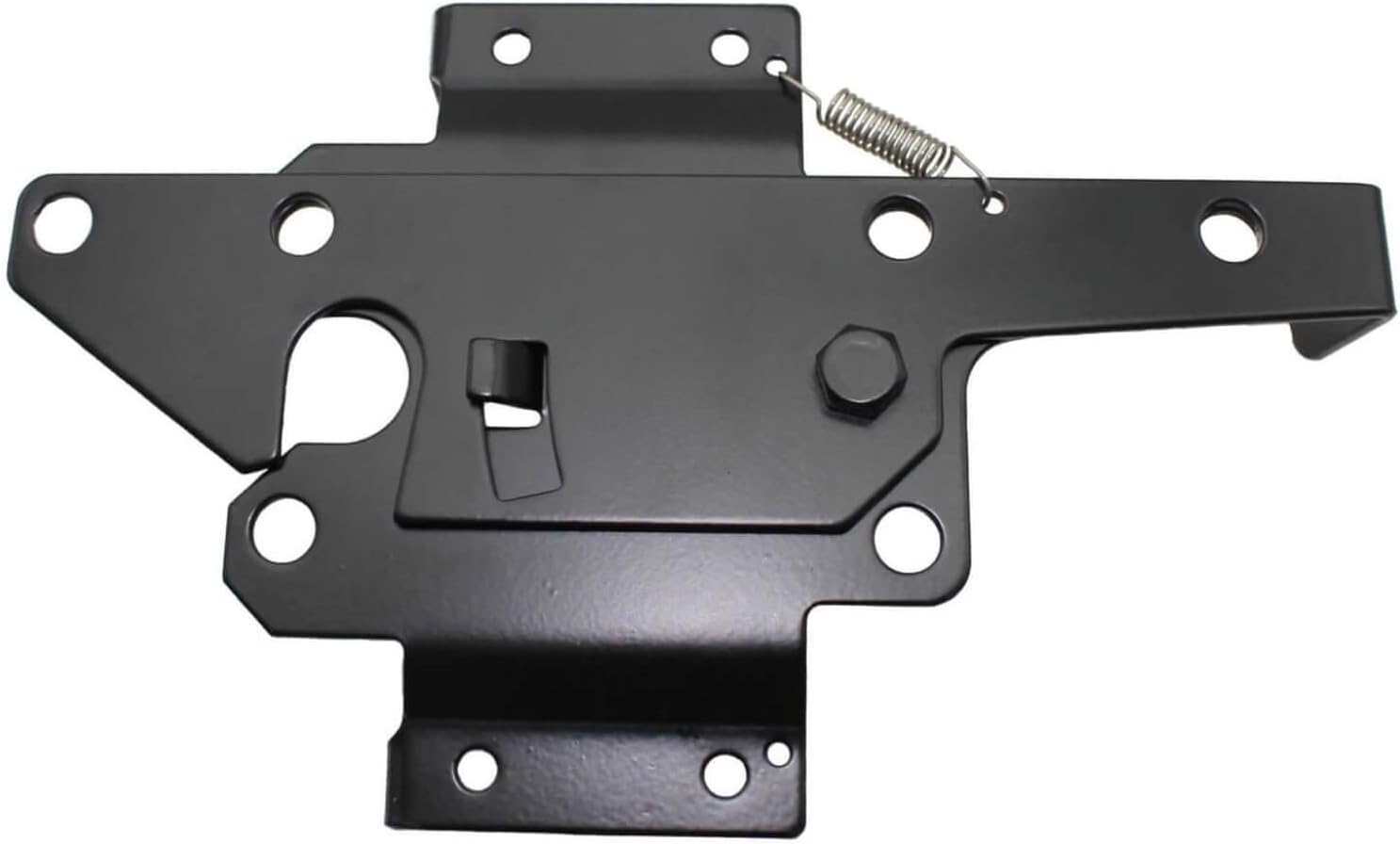 Stainless Steel Vinyl Gate Latch Black (for Vinyl, Wood, PVC etc. Fencing) Fence Gate Latch w/Mounting Hardware - CASE Qty 12