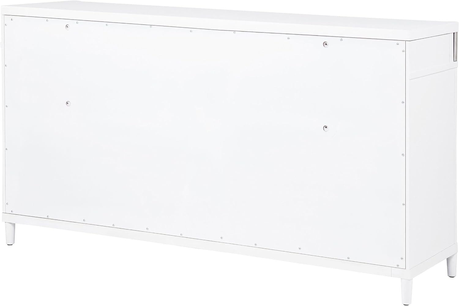 Coaster Home Furnishings - Gracemont - Wood - 8-Drawer Dresser with Felt-Lined Drawers, Brushed Nickel Pulls and Contemporary Style - Bedroom - White - 225073