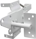 Vinyl Gate Latch White (for Vinyl, Wood, PVC etc Fencing) Fence Gate Latch w/Mounting Hardware - CASE Qty 12