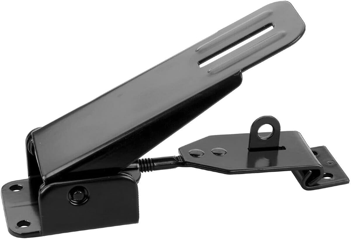 11845 x 4 11845 Fold Down Pop Up Camper Latch and Catch - Black- 4 Pack 11845 x 4