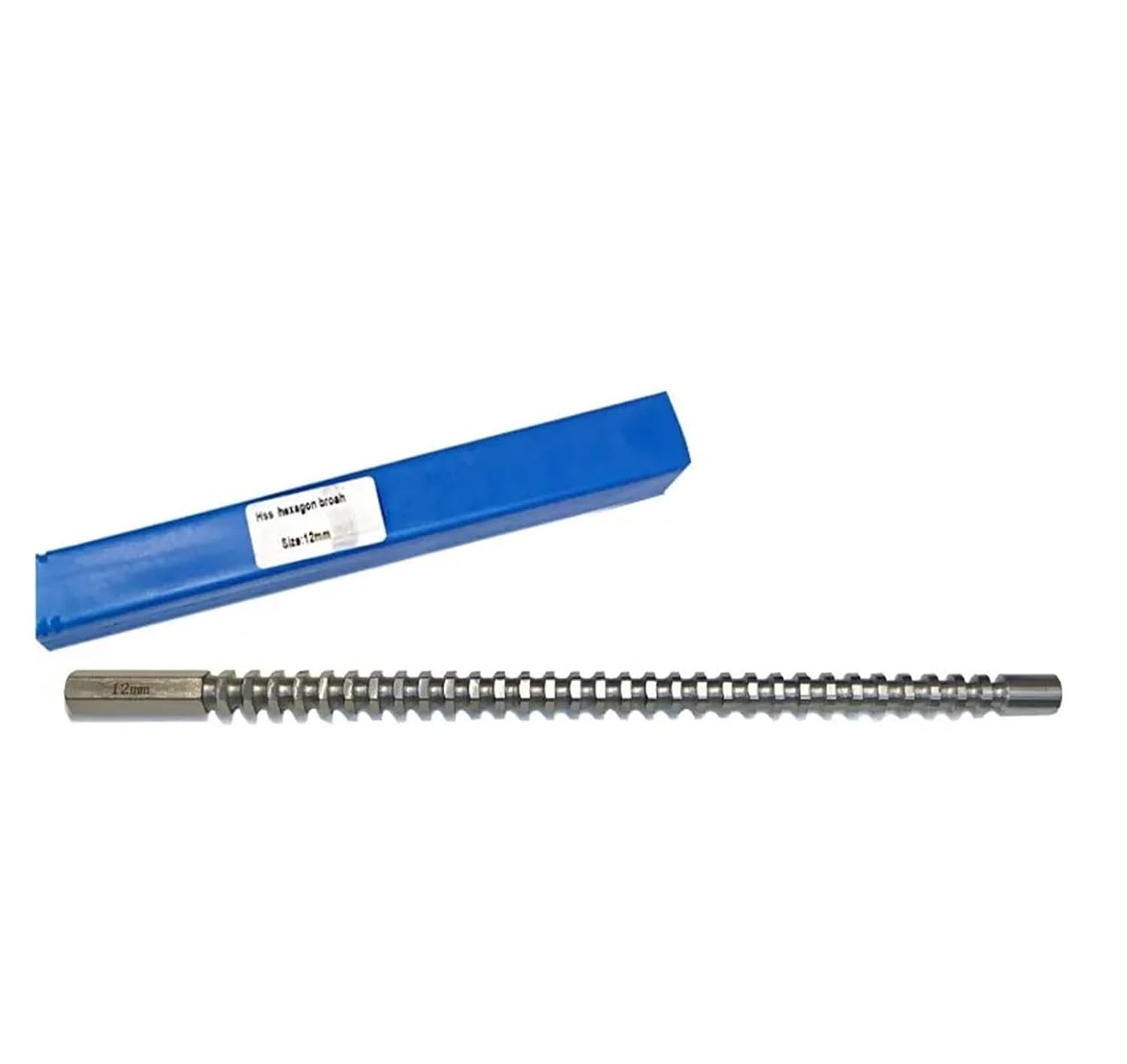12mm Hexagon Broach Metric Size High Speed Steel Cutting Tool Heat Resistance