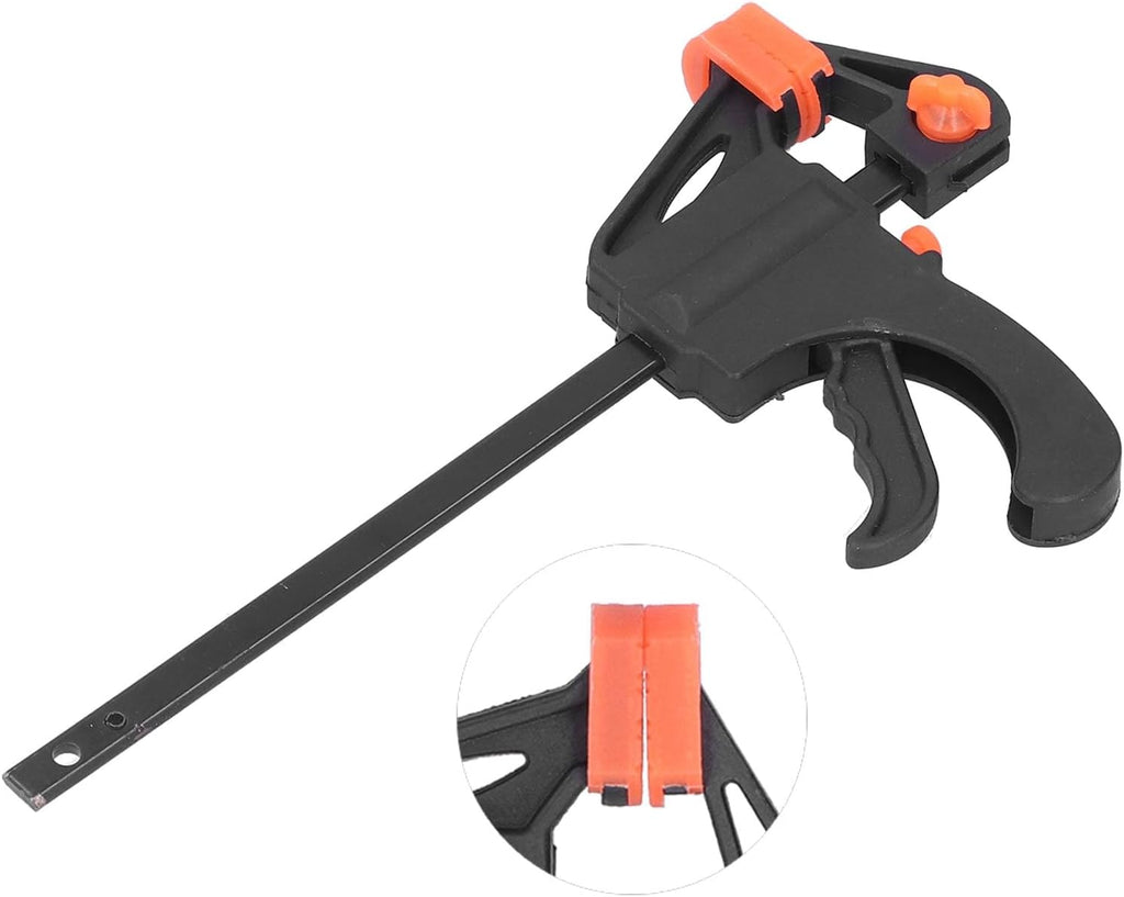 Duty 24in Ratchet Bar Clamp with Soft Pads & Storage Case Quick Release F for Woodworking,Furniture Packaging