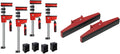 BESSEY KREK2440 K Body REVO Clamp Kit, 2 x 24 In., 2 x 50 In. and Pivot jaw add-on accessory, PK2 (1700 lbs Nominal Clamping Force)