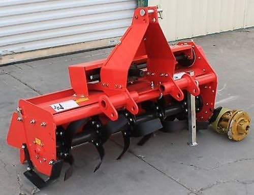 Farmer Helper 48' Tiller Cat.I 3pt 20+hp (FH-TL125)~Adjustable SideShift & SlipClutchDriveline Requires a Tractor. Not a standalone Unit.