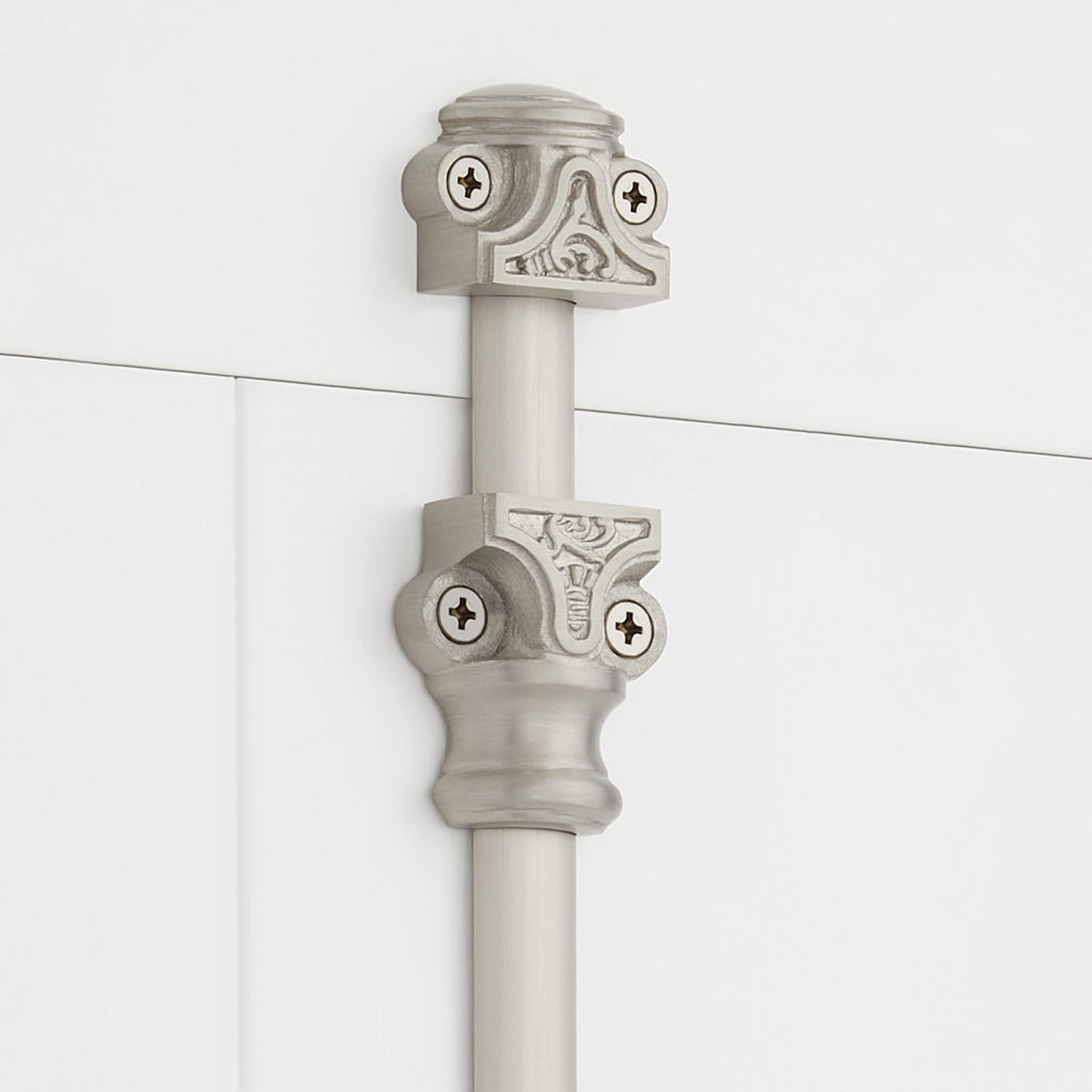 Signature Hardware 955211-1.75 Helmina 72 Inch Tall Window Cremone Security Bolt - Antique Brass