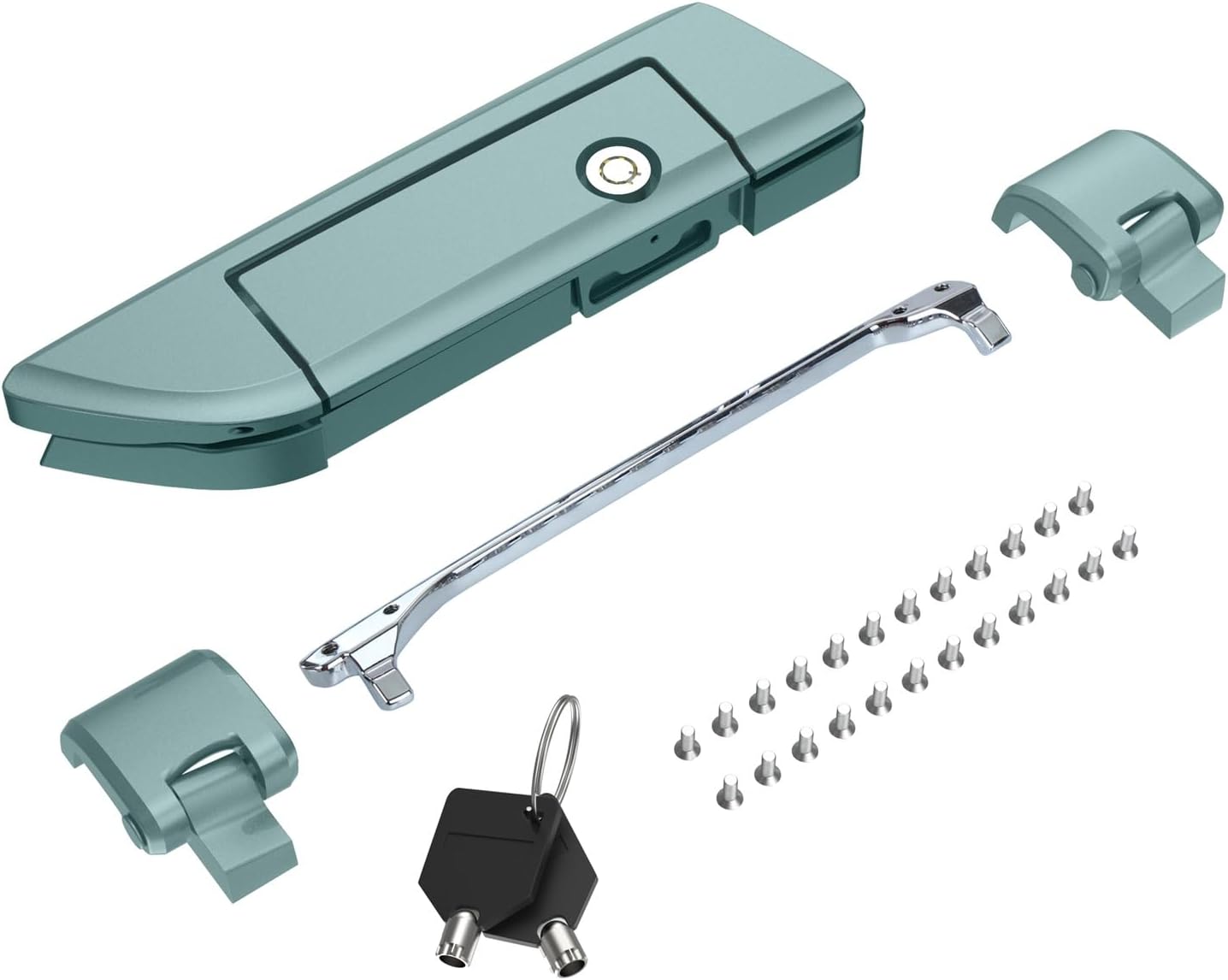 Tour Pack Latches for Harley,Tour Pack Trunk Lid Latch with Keys Fit for Harley Touring/Road King/Road Glide/Street Glide/Electra Glide/Ultra-Classic 2014+ Spruce