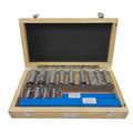 Keyway Broach Kit 22Pcs Keyway Broach Sets Industrial Tools for Lathe Metric Size 4/5mmB1 6/8mmC Broaches 13p Bushings 5p Shims Metalworking Tool