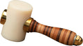 Weaver Leather Supply Barry King Wood Mallet, Leather Working Mallet with Ergonomic Contoured Handle, Wooden Hammer for Stamping and Tooling