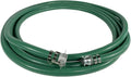 Gloxco Heavy Duty Green PVC Suction Hose Assembly for Water Transfer, 1-1/2' Inside Diameter, Installed Male x Female Cam and Groove Fittings, 40 ft Length