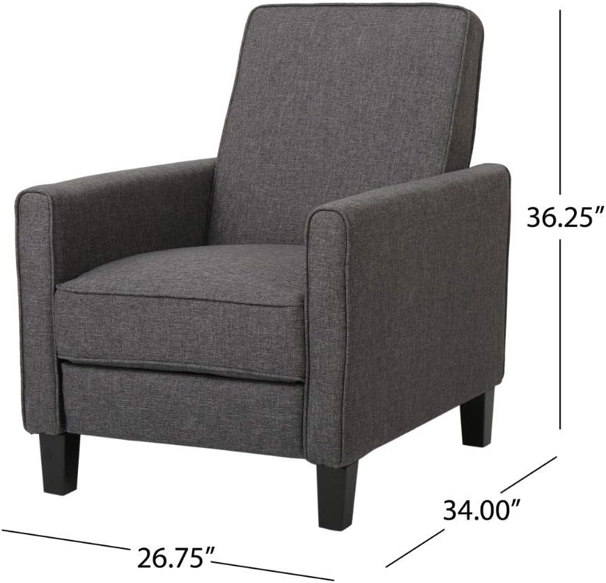 Christopher Knight Home The Darvis Recliner, Smoky