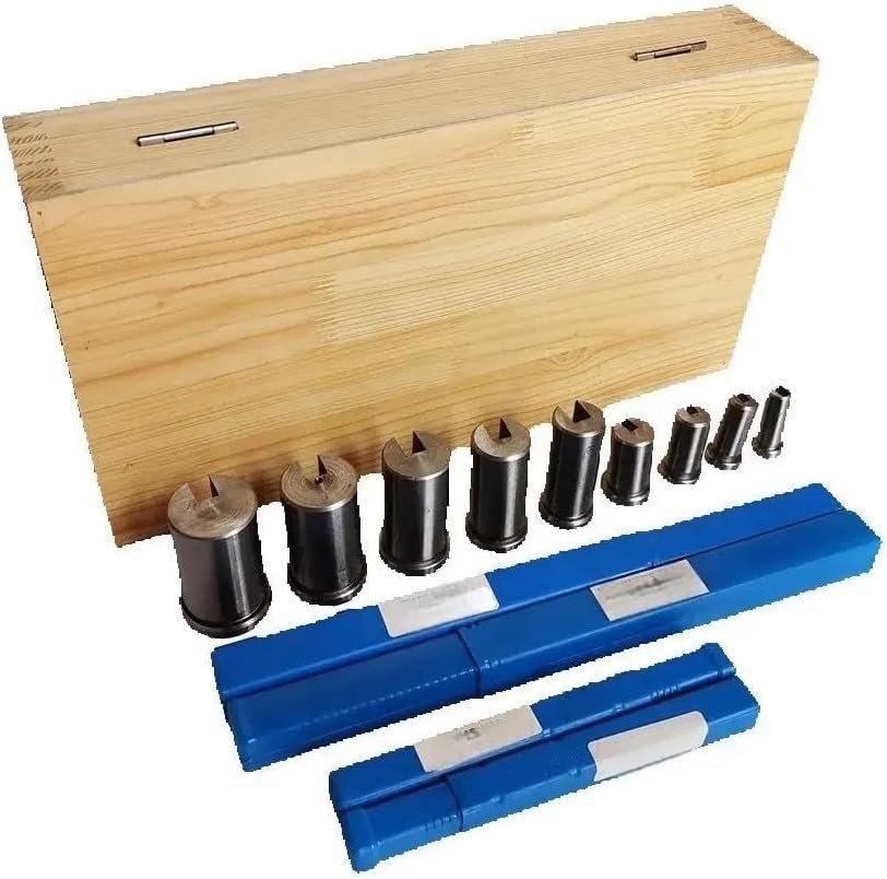 18pcs CNC Keyway Broaches Set Bushing Shim 1/2-1-1/2 Broaching Tool High Speed Steel Cutting Industrial Tools