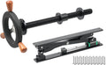 Generic Bench Screw Leg Vise Heavy Duty Easy to Install Premium with Handwheel, Black