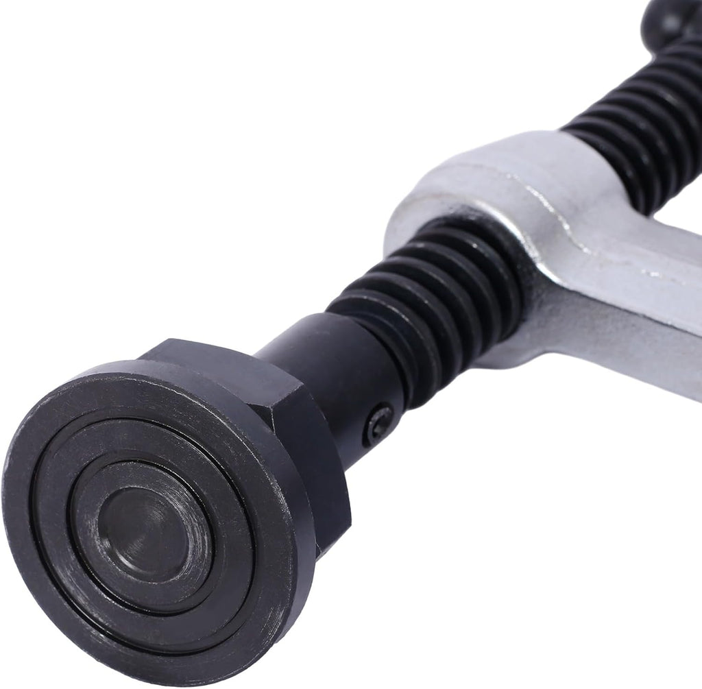 4 Pack 12 Inch Heavy Duty Drop-Forged F-Clamp, 5-1/2 Inch Throat Depth, Adjustable Swivel Jaw Quick Release Handle Bar Clamps,Alloy Steel Clamp for Woodworking