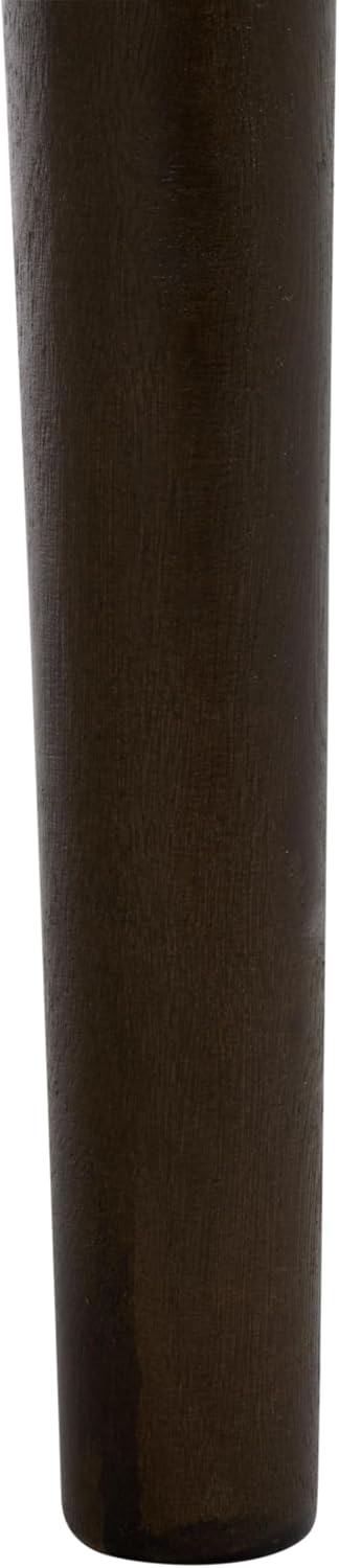SAFAVIEH Home Collection – Neha Dark Chocolate Brown Rectangular Coffee Table, Solid Wood Frame with Scalloped Apron (COF5705A)