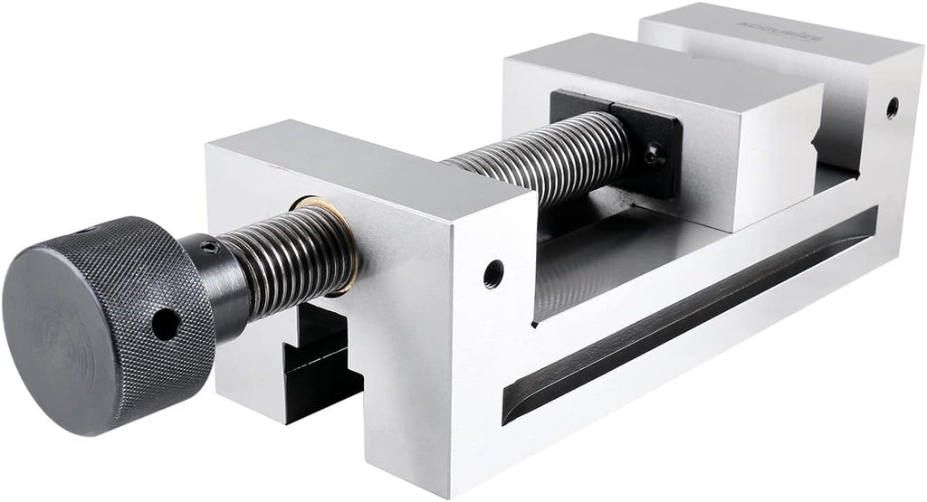 Accusize Industrial Tools 4'' Precision Toolmakers Vise Hardened and Ground 0.0002'', 0235-0312 | Accuracy 0.0002', V-Groove Jaw, Hardened and Ground, HRC58-62