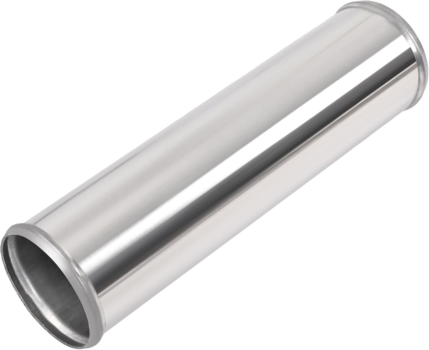 KUAFU 12 Pcs Universal 3' Aluminium Turbo Intercooler Piping & Silicone Coupler & Stainless Steel Clamp Kit Polished
