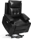 Polar Aurora Power Lift Chair for Elderly,Electric Recliner Chair with Vibrating Massage & Heating,Living Room Chair with Thickened armrest,USB Ports,2 Cup Holders