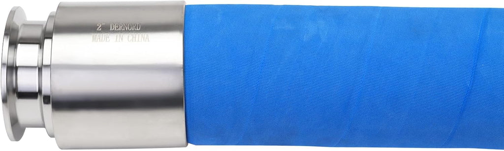 DERNORD Brewery Beer Hose Beverage Transfer Hose Food Grade with 2 Inch Tri-Clamp 1.5ft Length