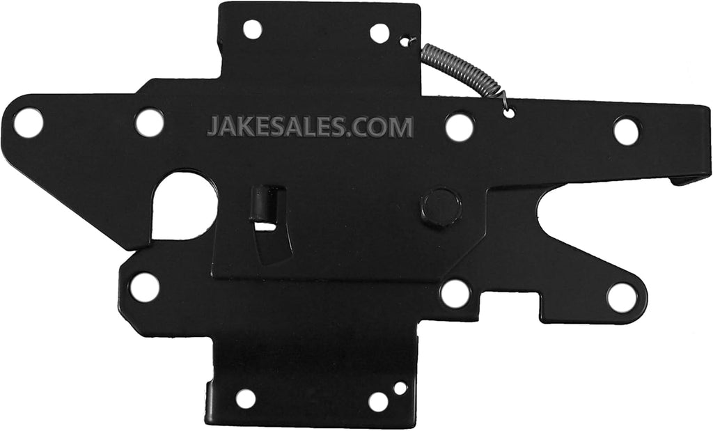 Vinyl Gate Extended Latch Black (for Vinyl, Wood, PVC etc Fencing) Fence Gate Latch w/Mounting Hardware - CASE Qty 12