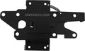 Vinyl Gate Extended Latch Black (for Vinyl, Wood, PVC etc Fencing) Fence Gate Latch w/Mounting Hardware - CASE Qty 12