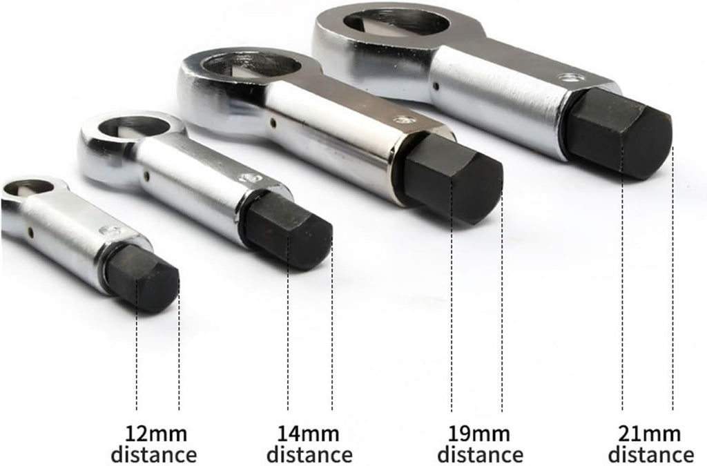Adjustable Puller 4Pcs 9-27mm Nut Splitter Damaged Bolt Nut Separator Extractor Remover Cutting Tools Screw Breaker Set