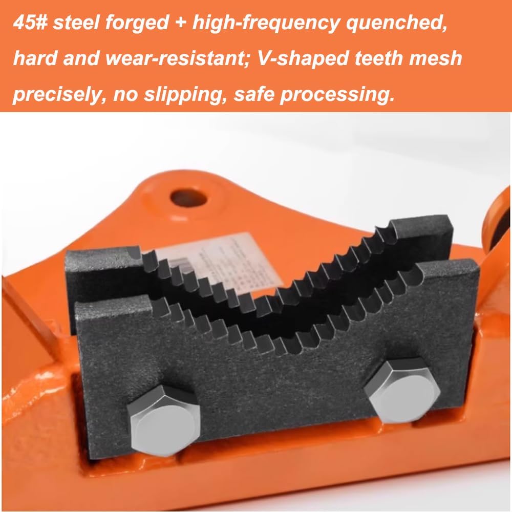 Pipe Table Vice with Tripod Stand,Heavy-Duty Gantry Pipe Vise,45# Steel Forged Quenched Jaws, 0.4'-4.3' Grip, Anti-Slip Steel-Cast Handle, For Pipe/Wood/Iron Processing