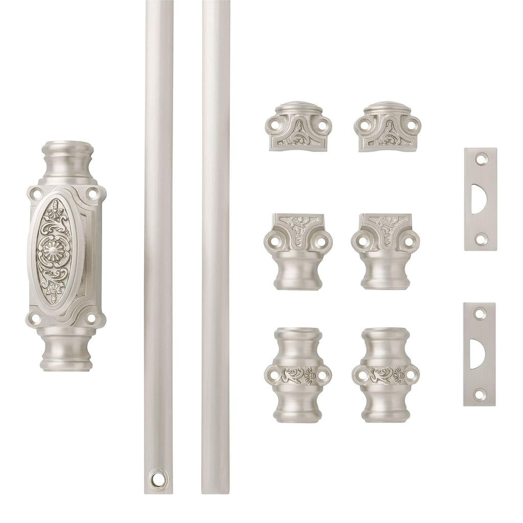 Signature Hardware 955211-1.75 Helmina 72 Inch Tall Window Cremone Security Bolt - Antique Brass