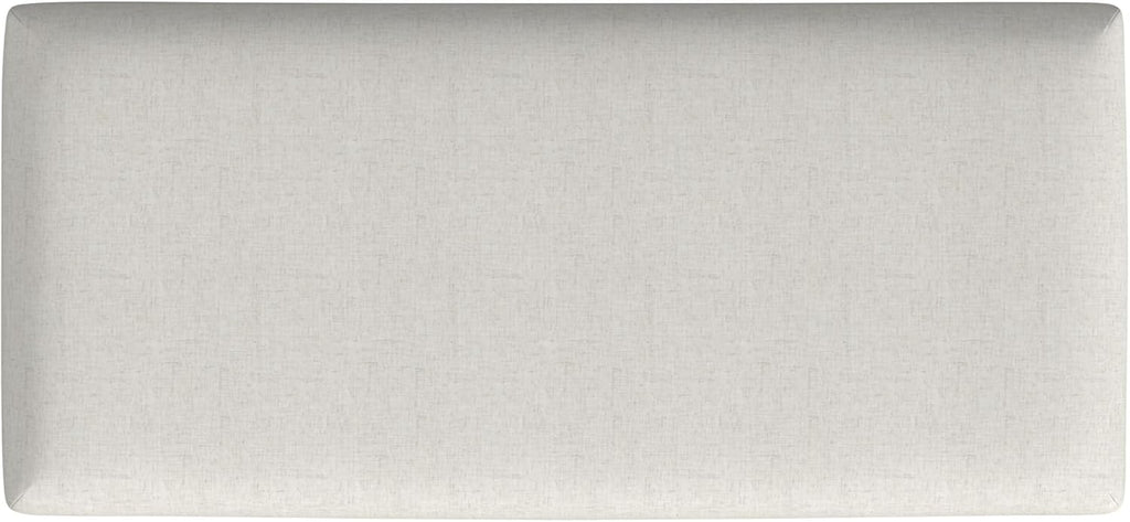 HomePop 40' Decorative Storage Ottoman Bench - Cream Textured Woven