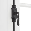 Signature Hardware 955213-4.75 Romlain 72 Inch Tall Window Cremone Security Bolt - Matte Black
