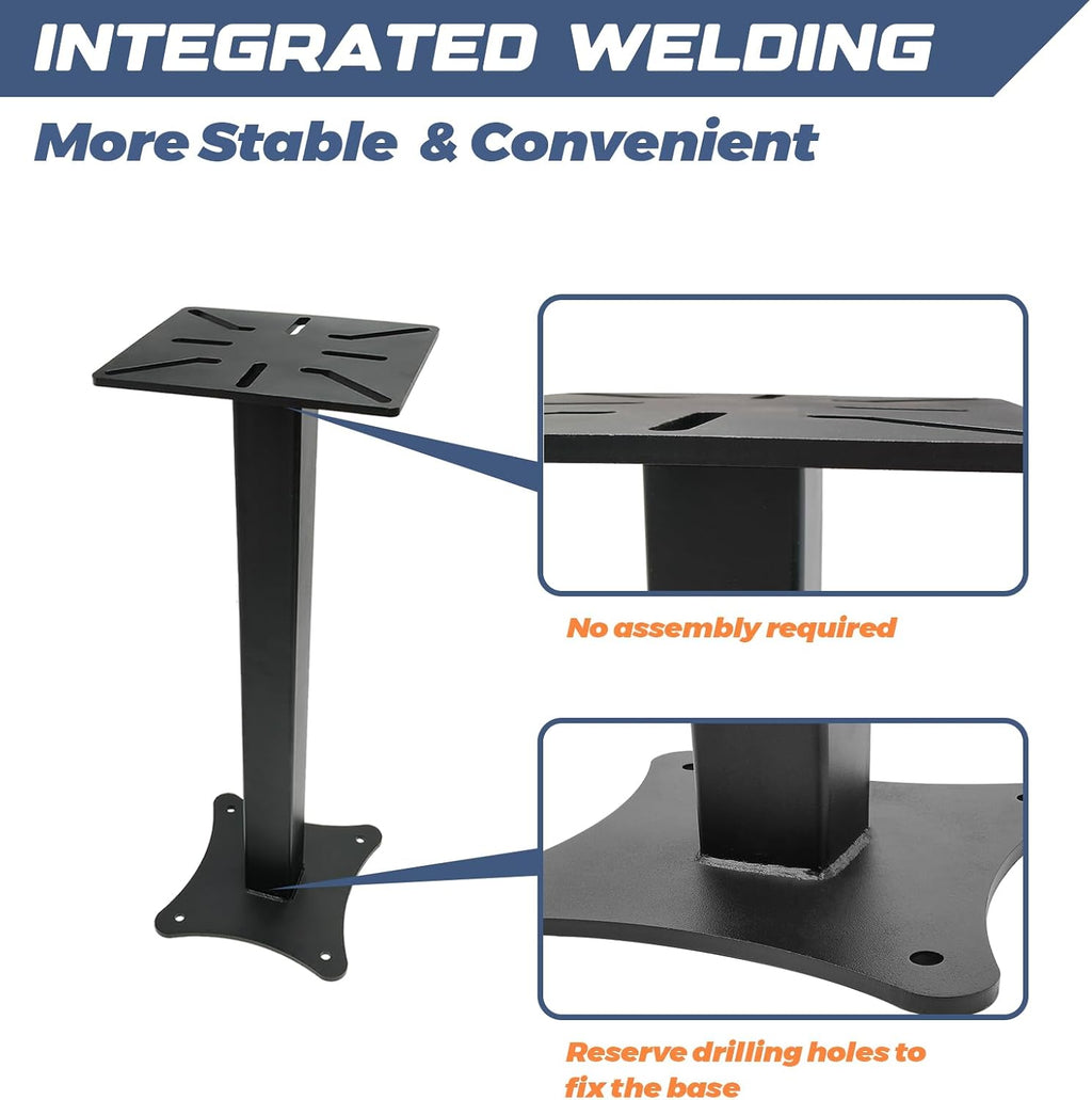 Heavy Duty Bench Grinder Stand Mount Vise and Grinder, Grinder Stand Suitable for Grinders, Vises, Drill Press, etc