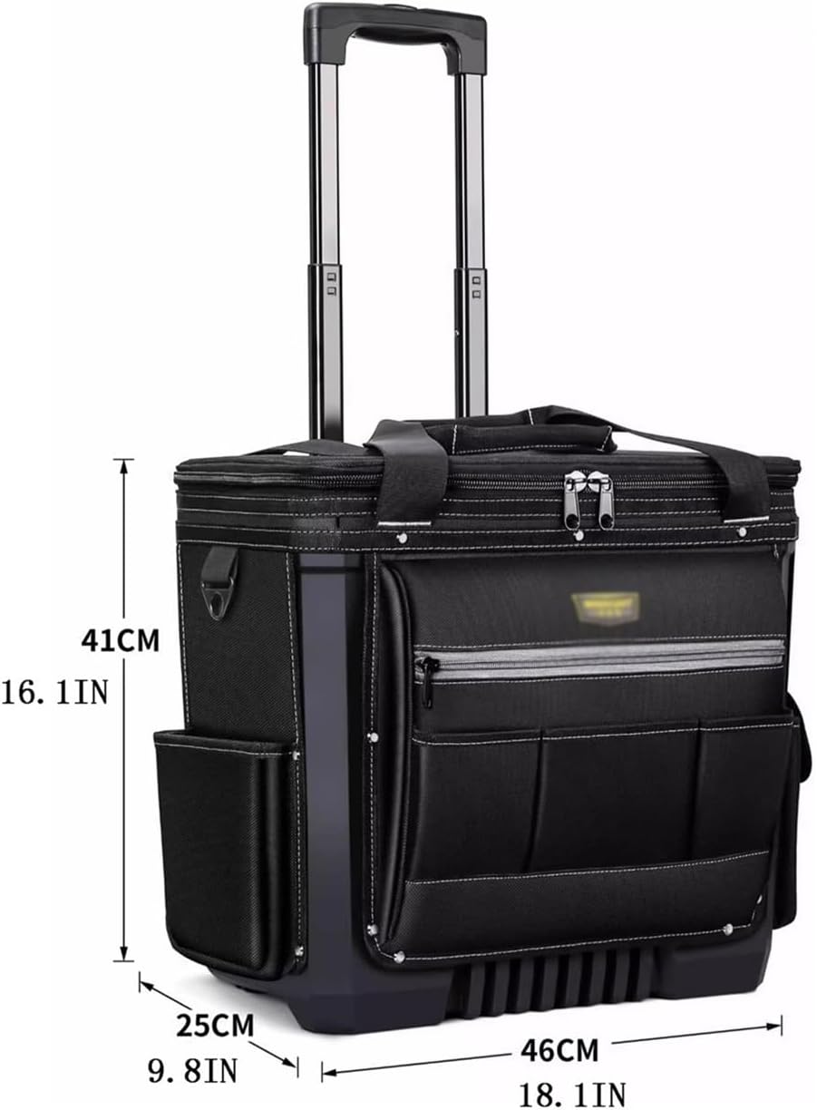 Chest Rolling Toolbox Chest Heavy Duty Metal Latch Portable Tool Organizer Box Storage Solution for Harsh Jobsite Conditions Easy Access